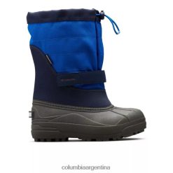 Columbia bota de nieve colegial azul marino/chili Powderbug plus ii para niños columbia DV66DP14556 chile azul marino colegiado