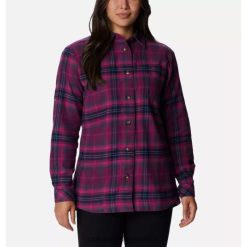 Columbia camisa de franela holly hideaway para mujer wild fucsia multi tartán columbia DV66DP5056 tartán multi fucsia salvaje