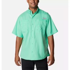 Columbia camisa de manga corta pfg tamiami ii de jade claro columbia para hombre grande DV66DP5933 jade claro