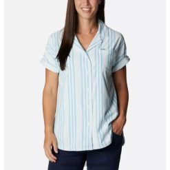 Columbia camisa de manga corta tejida sun drifter para mujer atoll stripe columbia DV66DP9444 raya del atolón