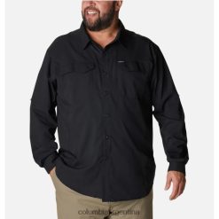 Columbia camisa de manga larga columbia negra para hombre silver ridge lite grande DV66DP6845 negro