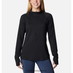 Columbia Camisa de manga larga de malla con media cremallera Endless Trail para mujer negro Columbia DV66DP10870 negro