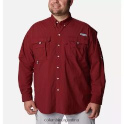 Columbia camisa de manga larga pfg bahama ii para hombre big columbia red jasper DV66DP3 jaspe rojo
