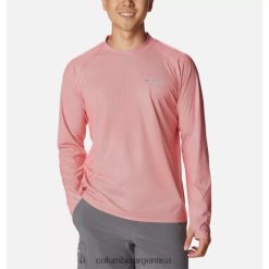 Columbia camisa de manga larga pfg terminal deflector ice para hombre columbia red hibiscus DV66DP9843 hibisco rojo