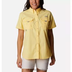 Columbia camisa manga corta pfg bahama mujer sweet corn columbia DV66DP136 maíz dulce