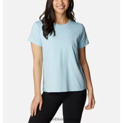 Columbia Camisa mujer punto zafiro manga corta primavera azul columbia DV66DP4174 azul primavera