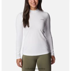 Columbia Camiseta blanca de manga larga Columbia Hike Performance para mujer DV66DP11635 blanco