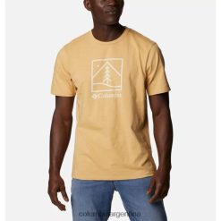 Columbia Camiseta Break It Down para hombre Columbia Light Camel/Plant It Graphic DV66DP9975 gráfico camello claro plant it