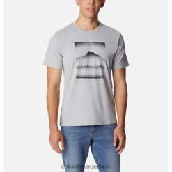 Columbia Camiseta columbia gris brezo/stippled hills con gráfico rapid ridge para hombre columbia DV66DP13512 gris