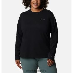 Columbia Camiseta columbia negra de manga larga para mujer sun trek talla grande DV66DP3419 negro