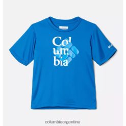 Columbia Camiseta gráfica edisun trail para niño índigo brillante/gema entrelazada columbia DV66DP3232 gema entrelazada de índigo brillante