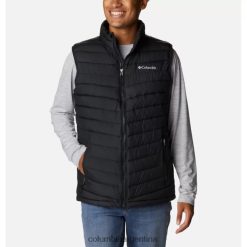 Columbia chaleco con borde inclinado para hombre columbia negro DV66DP4437 negro