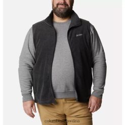 Columbia Chaleco polar Steens Mountain para hombre Big Columbia Charcoal Heather DV66DP6807 brezo de carbón