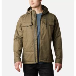 Columbia chaqueta aislante columbia montague falls ii para hombre verde piedra melange DV66DP7266 mezcla verde piedra