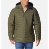 Columbia Chaqueta aislante con capucha Columbia Slope Edge para hombre verde piedra DV66DP5750 piedra verde