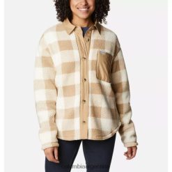 Columbia chaqueta camisera west bend para mujer con estampado de cuadros de playa columbia DV66DP5200 estampado de cuadros de playa