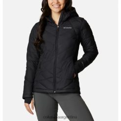 Columbia chaqueta columbia negra con capucha celestial para mujer DV66DP7021 negro