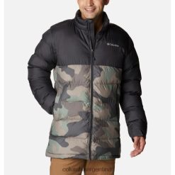 Columbia Chaqueta con aislamiento medio Pike Lake para hombre con estampado de camuflaje y tiburón Columbia Cypress Mod DV66DP10213 ciprés mod camuflaje estampado tiburón
