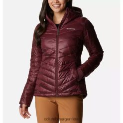 Columbia chaqueta con capucha con aislamiento infinito joy-peak omni-heat para mujer columbia malbec DV66DP9159 malbec