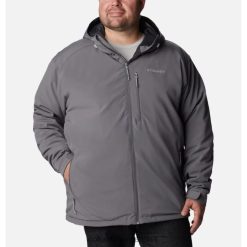 Columbia chaqueta con capucha softshell gate racer para hombre big city gris columbia DV66DP610 ciudad gris