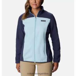 Columbia Chaqueta con cremallera completa para mujer Columbia Overlook Trail azul primavera/nocturno DV66DP5537 primavera azul nocturno