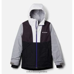 Columbia Chaqueta de esquí Columbia Timber Turner para jóvenes cuarzo violeta/negro/gris colm/blanco DV66DP14570 negro