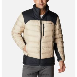 Columbia Chaqueta de plumas de parque de otoño para hombre Ancient Fossil/negro Tall Columbia DV66DP8190 fósil antiguo negro