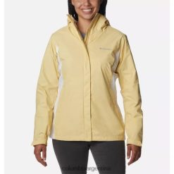 Columbia Chaqueta impermeable Columbia Cornstalk/blanca Arcadia II para mujer DV66DP439 tallo de maíz blanco