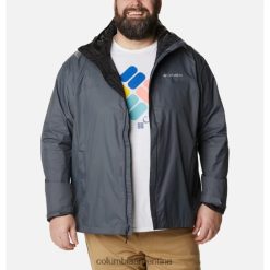 Columbia Chaqueta impermeable Columbia Graphite Watertight II para hombre grande DV66DP11311 grafito