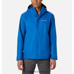 Columbia Chaqueta impermeable Columbia Watertight II para hombre, color índigo brillante, talla grande DV66DP6017 índigo brillante