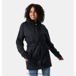Columbia chaqueta impermeable pardon my trench para mujer columbia negra DV66DP1960 negro