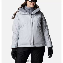 Columbia Chaqueta intercambiable Whirlibird IV para mujer talla grande Columbia Cirrus gris crossdye DV66DP7803 tinte cruzado gris cirro