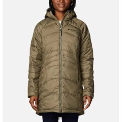 Columbia Chaqueta larga Columbia Karis Gale verde piedra para mujer DV66DP6997 piedra verde