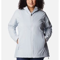 Columbia Chaqueta larga con forro en zigzag para mujer cirrus gris talla grande columbia DV66DP1458 cirro gris