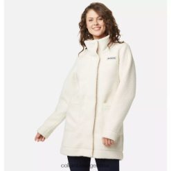 Columbia chaqueta larga panorama mujer columbia tiza DV66DP7611 tiza