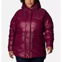 Columbia Chaqueta novedosa de plumas Columbia Icy Heights II para mujer talla grande Marionberry Gunmetal DV66DP10112 marionberry bronce