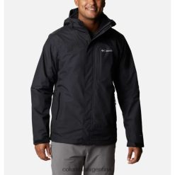 Columbia Chaqueta para caminar Columbia Electric Peak 3 en 1 de intercambio para hombre negra DV66DP14125 negro