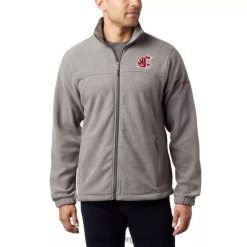 Columbia Chaqueta polar colegiada flanker iii para hombre washington state waz - carbón columbia DV66DP1984 waz - carbón