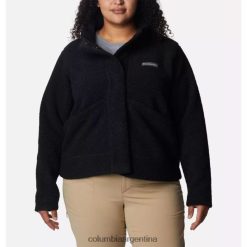 Columbia Chaqueta polar Columbia Panorama Snap para mujer talla grande negra DV66DP10454 negro