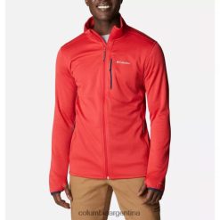 Columbia Chaqueta polar con cremallera completa para hombre Mountain Red Heather Columbia Park View DV66DP8621 Brezo rojo de montaña