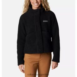 Columbia Chaqueta polar panorama snap para mujer marca columbia negra DV66DP5008 negro