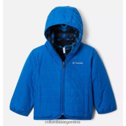 Columbia chaqueta reversible de doble problema para niños pequeños índigo brillante/collar azul marino checkpoint columbia DV66DP11338 índigo