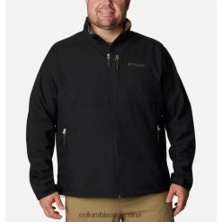 Columbia chaqueta softshell columbia black/rt edge phg ascender para hombre talla grande DV66DP967 borde negro rt