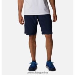 Columbia colegial azul marino campamento sigiloso para hombres activo corto columbia DV66DP9198 marina colegiada