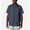 Columbia Coll azul marino pequeños poderosos marlins impresión pfg de los hombres camisa de campamento súper marea floja columbia DV66DP1044 Armada