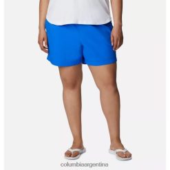Columbia Columbia Blue Macaw pantalones cortos de agua pfg backcast para mujer talla grande DV66DP1879 guacamaya azul