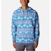 Columbia Columbia Bluestone Camp Blanket Sudadera con capucha y logo estampado de Columbia para hombre DV66DP8221 manta de campamento de piedra azul