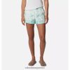 Columbia Columbia Bright Aqua/Distant Peaks pantalones cortos estampados Sandy River II para mujer DV66DP2347 Picos distantes de agua brillante