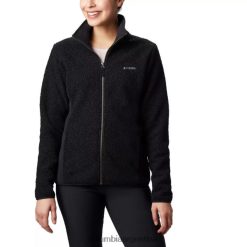 Columbia Columbia chaqueta polar sherpa panorámica para mujer negra DV66DP11786 negro
