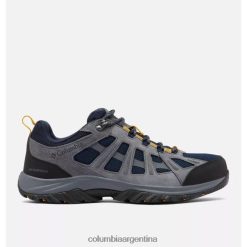 Columbia Columbia collegiate azul marino/curry zapato para caminar impermeable redmond iii para hombre DV66DP13069 curry marino colegiado